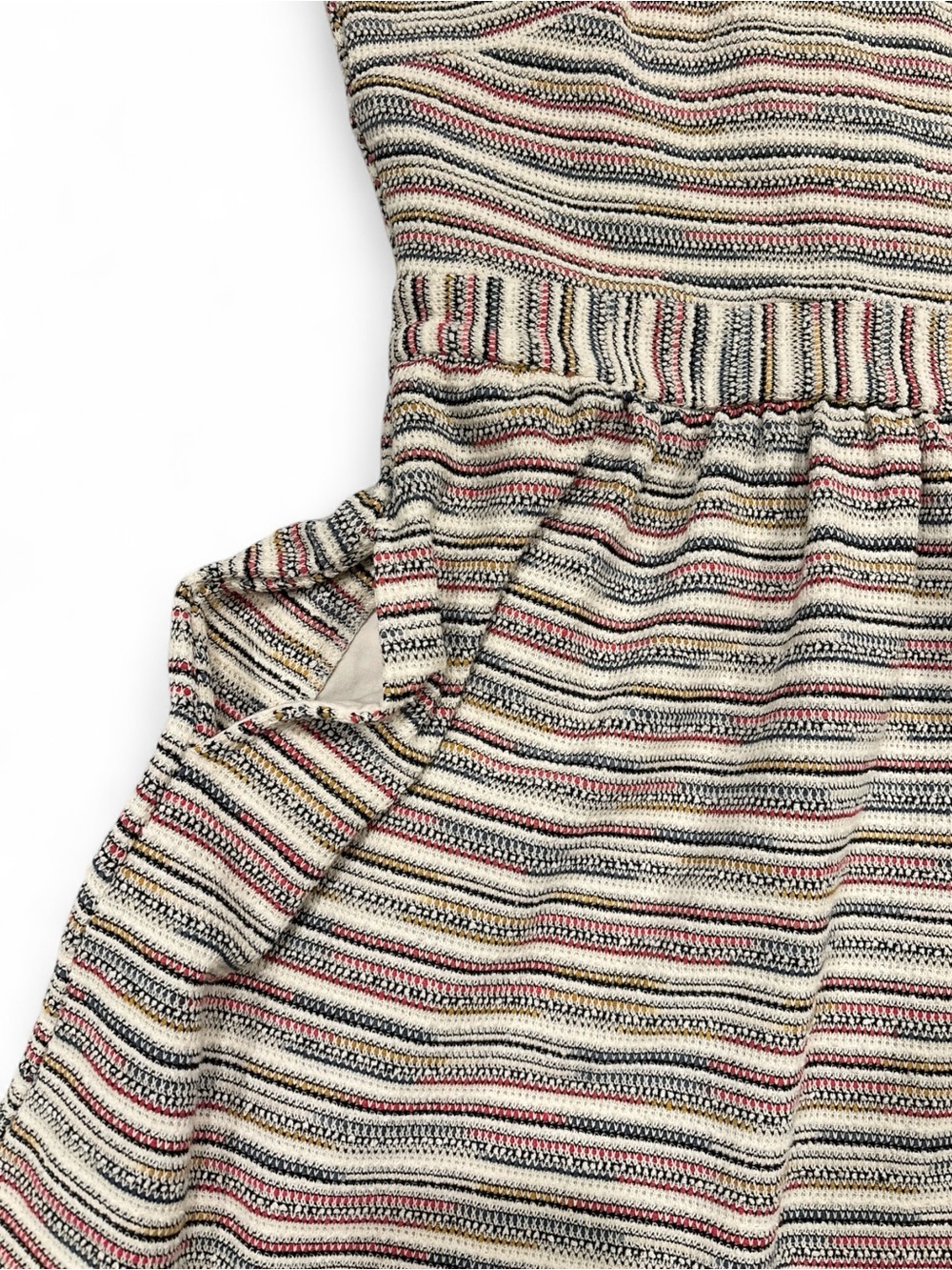 Banana Republic Boucle Striped Knit Mini Dress Multi-Color Stripe SZ. 10 NWT - Picture 5 of 8